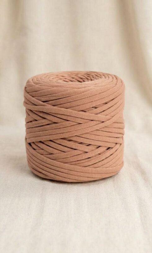 Bobine de Fil Trapilho Premium – Nude Rose / Terre Rosée